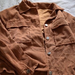 Light Brown Corduroy Button Down